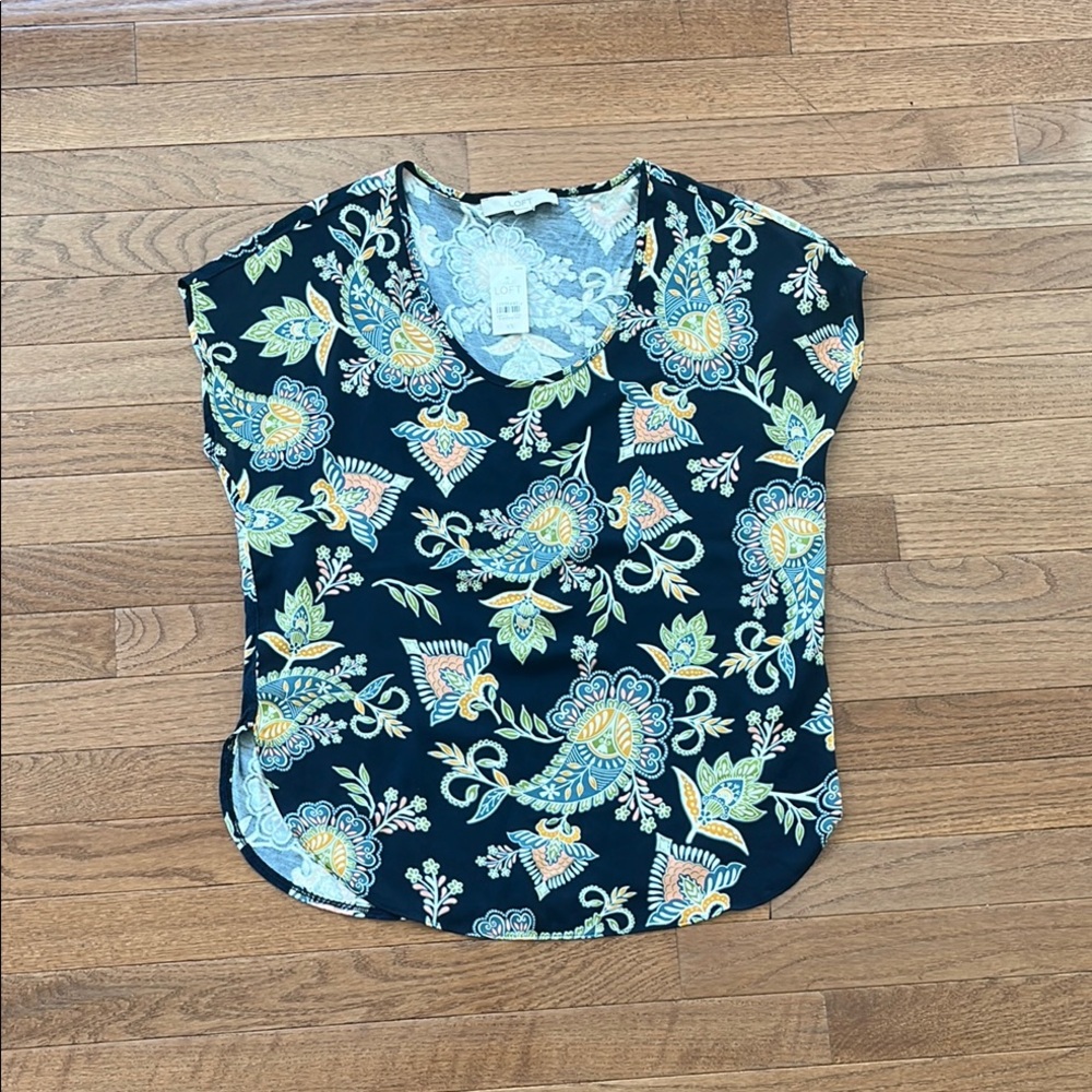 Loft Floral Print Women's Top